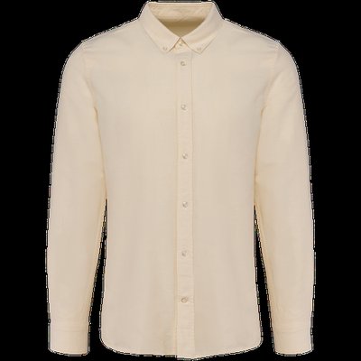 Camisa Oxford manga larga hombre entallada Oxford Yellow S