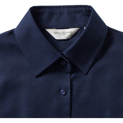 Camisa Oxford manga larga mujer Bright Navy 4Xl