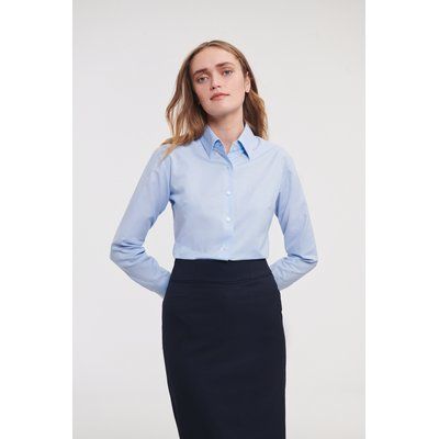 Camisa Oxford manga larga mujer Oxford Blue 3Xl