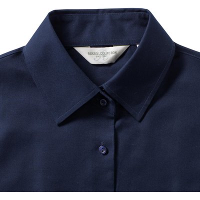 Camisa Oxford manga larga mujer