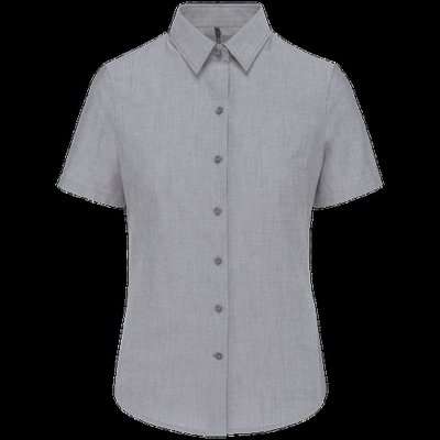 Camisa oxford mujer manga corta Oxford Zinc L