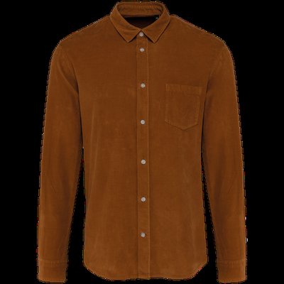 Camisa de pana hombre Washed Brandy M