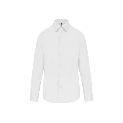 Camisa no-plancha chico White M