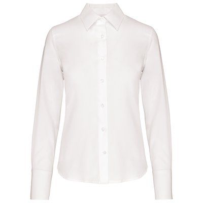 Camisa no-plancha para mujer White S