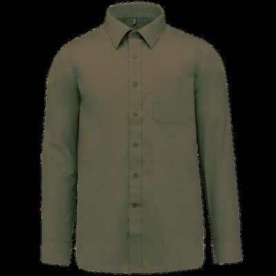 Camisa de polialgodón hombre Light khaki S