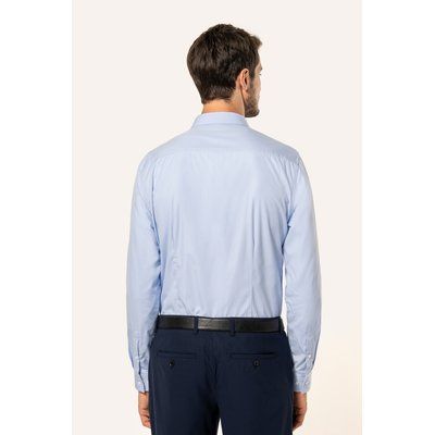 Camisa popelina algodón hombre