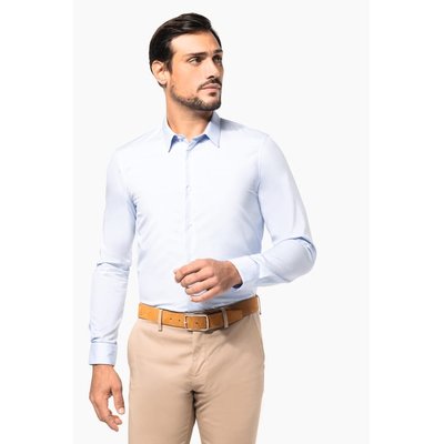 Camisa popelina algodón hombre