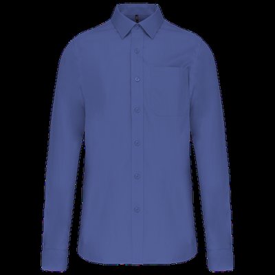 Camisa popelina manga larga hombre Cobalt Blue XXL