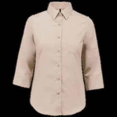 Camisa popelina media manga mujer ANGORA XS