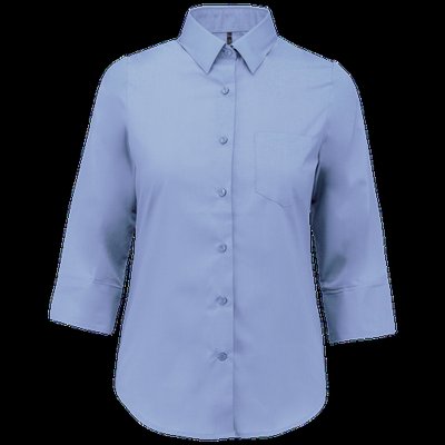Camisa popelina media manga mujer Bright Sky 4XL