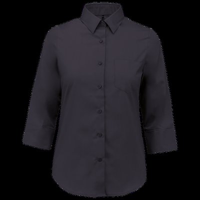 Camisa popelina media manga mujer Zinc XXL