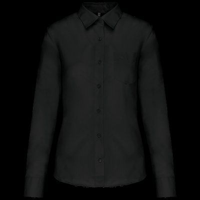 Camisa popelina polialgodón mujer Black XXL