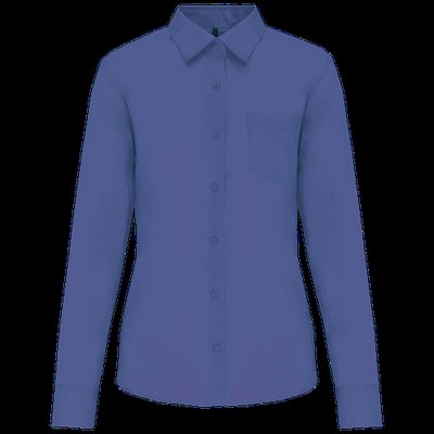 Camisa popelina polialgodón mujer Cobalt Blue 3Xl