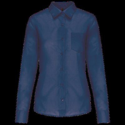 Camisa popelina polialgodón mujer Deep Blue XL