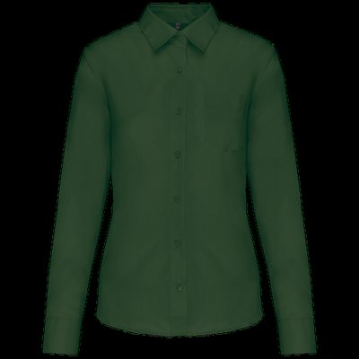 Camisa popelina polialgodón mujer Forest Green M