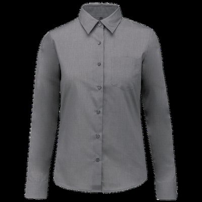 Camisa popelina polialgodón mujer Marl Storm Grey 3XL