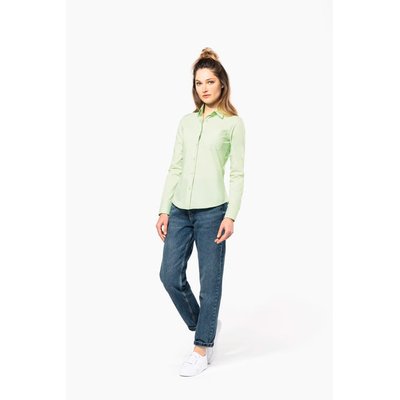 Camisa popelina polialgodón mujer