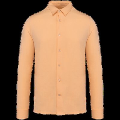 Camisa punto jersey algodón Pastel Apricot XL