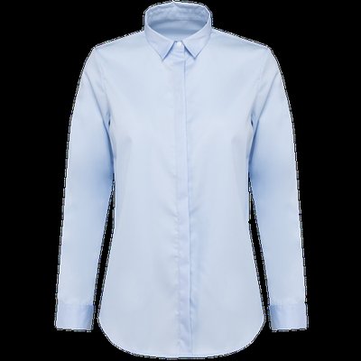 Camisa sarga manga larga chica Essential Light Blue 3XL