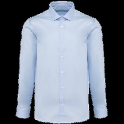 Camisa sarga manga larga Essential Light Blue M