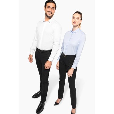 Camisa sarga manga larga