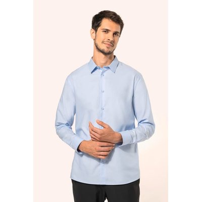 Camisa tejido oxford de manga larga