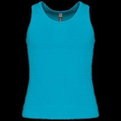 Camisa tirantes niña algodón Deep Turquoise 12/14 ans