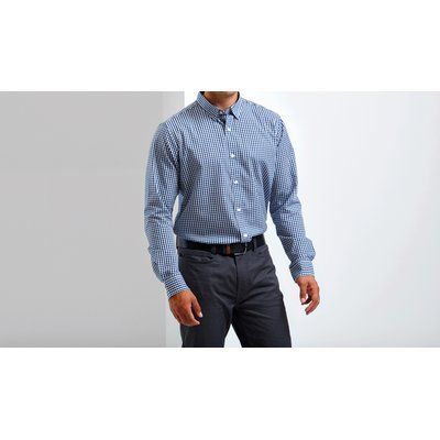 Camisa Vichy manga larga
