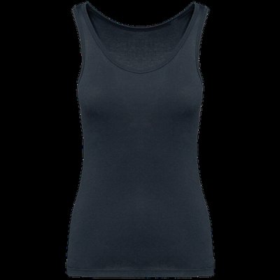 Camiseta 100% algodón de tirantes mujer Navy XXL