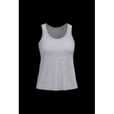 Camiseta 100% algodón de tirantes mujer Oxford Grey S