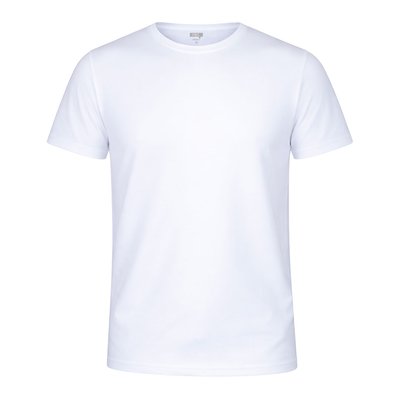 Camiseta adulto blanca transpirable textura algodón Bla Xl