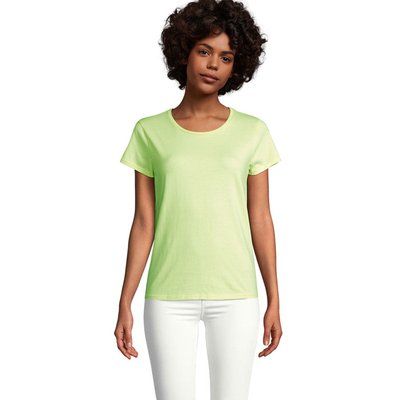 Camiseta Ajustada Algodón Mujer Apple Green Xxl