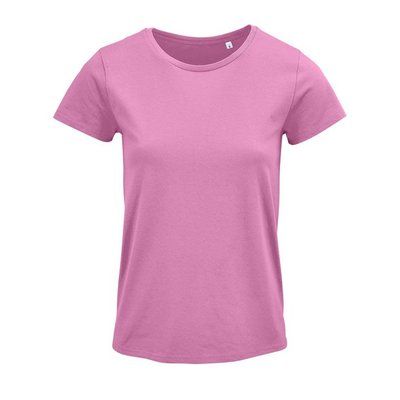 Camiseta Ajustada Algodón Mujer Rosa Orquídea Xl