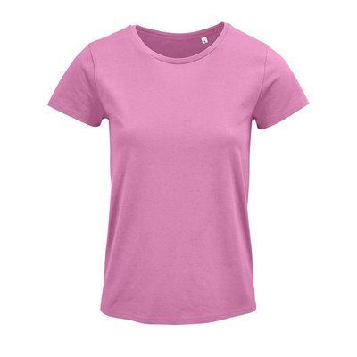 Camiseta Ajustada Algodón Mujer Rosa Orquídea Xxl