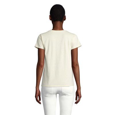 Camiseta Ajustada Algodón Mujer