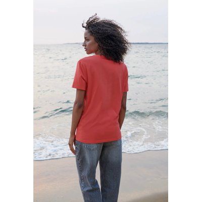 Camiseta Ajustada Algodón Mujer