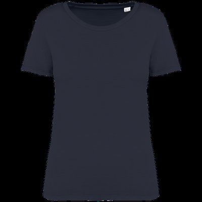 Camiseta ajustada algodón orgánico mujer Washed Coal Grey XS
