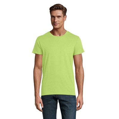 Camiseta ajustada de cuello redondo para hombre Apple Green XS