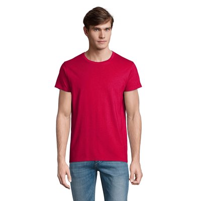 Camiseta ajustada de cuello redondo para hombre Fuchsia 3Xl