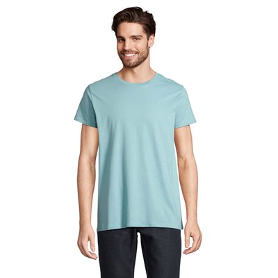 Camiseta ajustada de cuello redondo para hombre Pool Blue XL