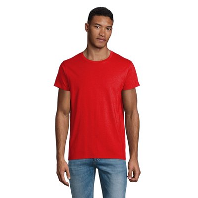 Camiseta Ajustada Hombre 150g Rojo M