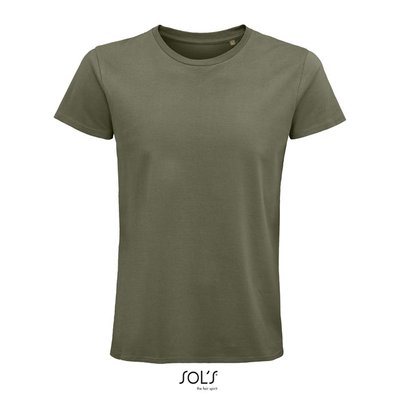Camiseta Ajustada Hombre 175g Caqui Xs