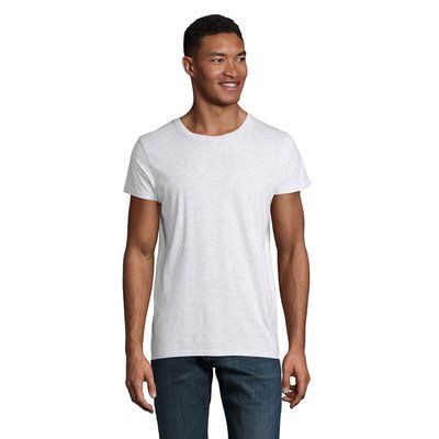 Camiseta Ajustada Hombre 175g Ceniza S