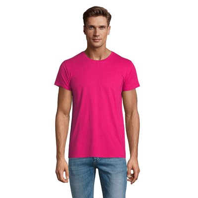 Camiseta Ajustada Hombre 175g Fuchsia S