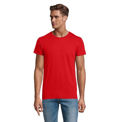 Camiseta Ajustada Hombre 175g Rojo S