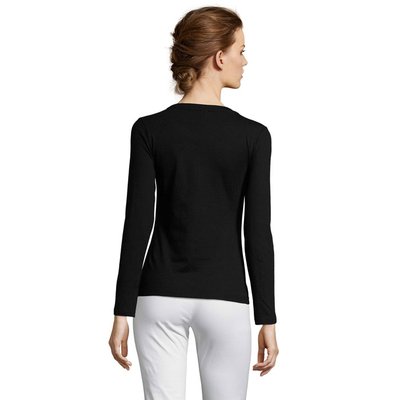 Camiseta Ajustada Manga Larga Mujer