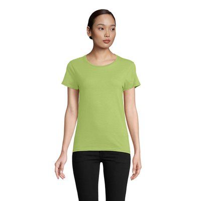 Camiseta Ajustada Mujer Algodón Orgánico Apple Green Xxl