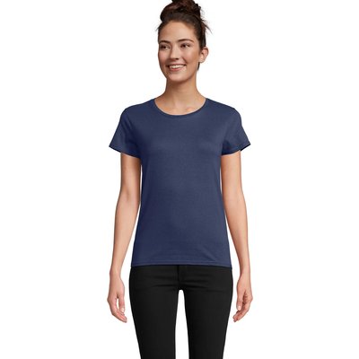 Camiseta Ajustada Mujer Algodón Orgánico Denim M