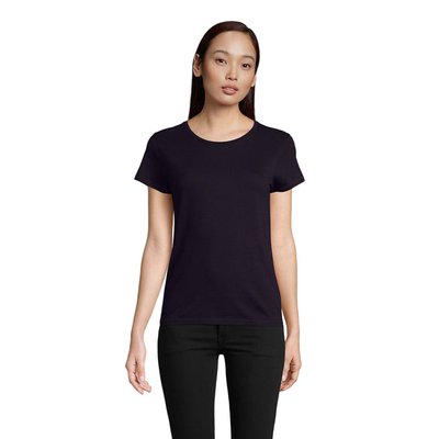 Camiseta Ajustada Mujer Algodón Orgánico French Marino S