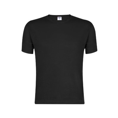 Camiseta Algodón Adulto 130g/m2 Negro XXL
